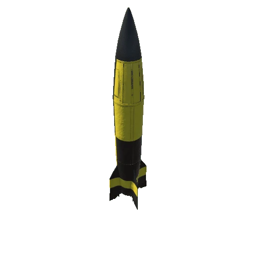 A4 Rocket Painted Yellow